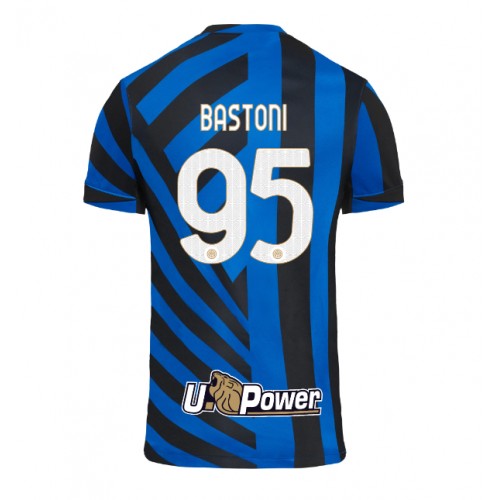 Fotbalové Dres Inter Milan Alessandro Bastoni #95 Domácí 2024-25 Krátký Rukáv